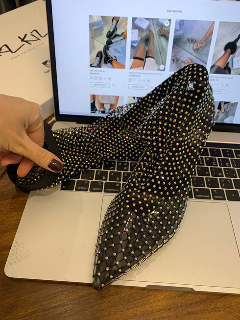 URUS TAŞLI ÇORAP STILETTO